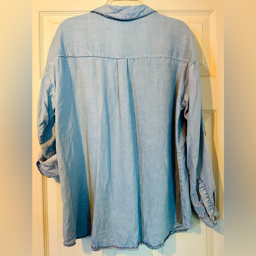 Zara Denim Style Shirt - Picture 2 of 4